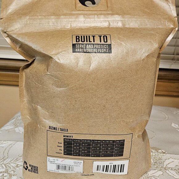 Women's Carhartt Force Heavyweight Synthetic Wool-Blend Fleece Base Crewneck Top - Picture 2 of 10